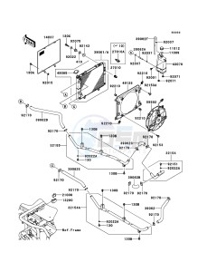 MULE 4010 DIESEL 4x4 KAF950FBF EU drawing Radiator