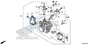 TRX500FM2G TRX500FM Europe Direct - (ED) drawing THROTTLE BODY