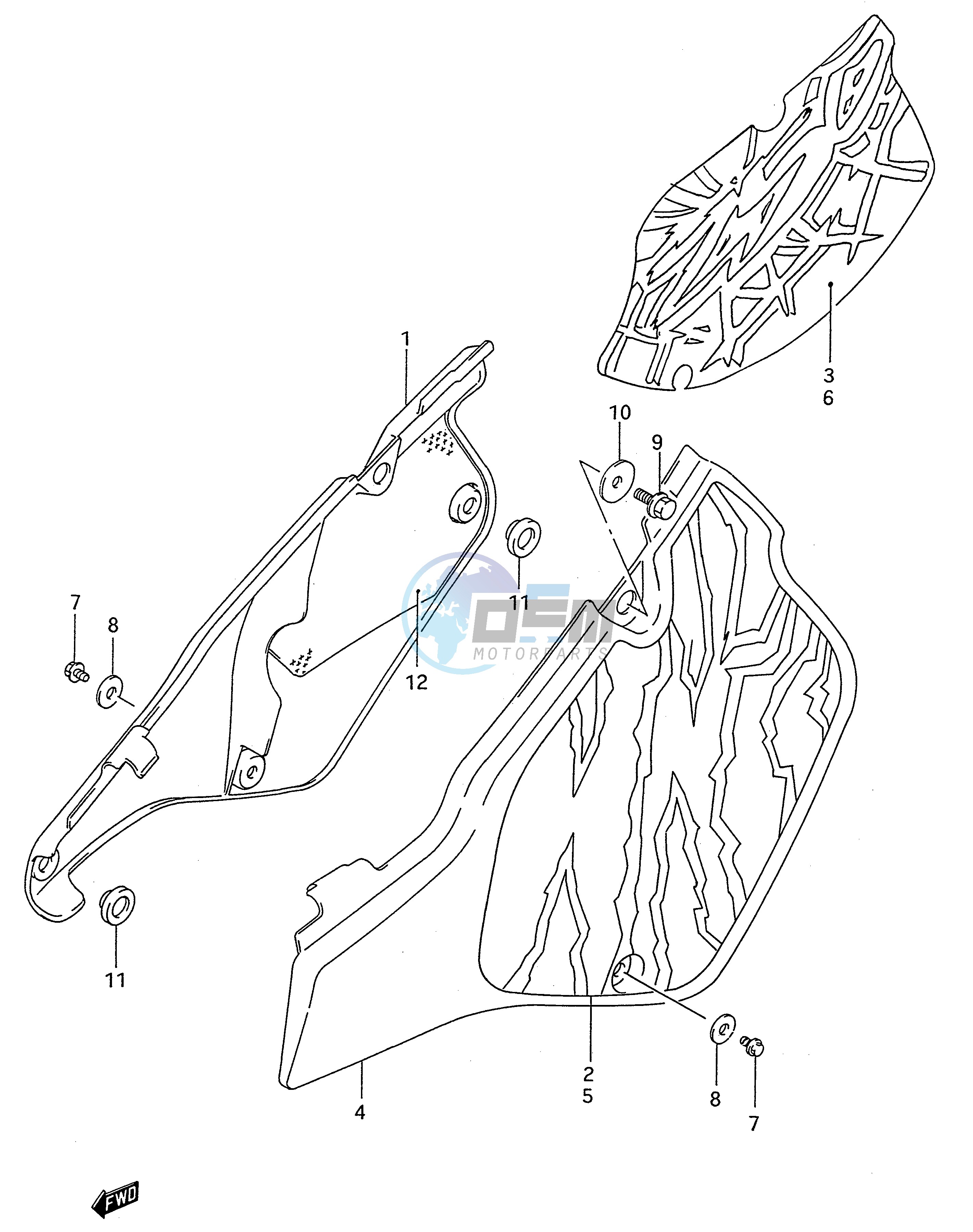 FRAME COVER (MODEL N P R)