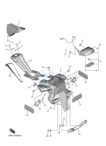 YZF-R6 YZFR6HC 600 YZF-R6 (BN61 BN62) drawing TAILLIGHT