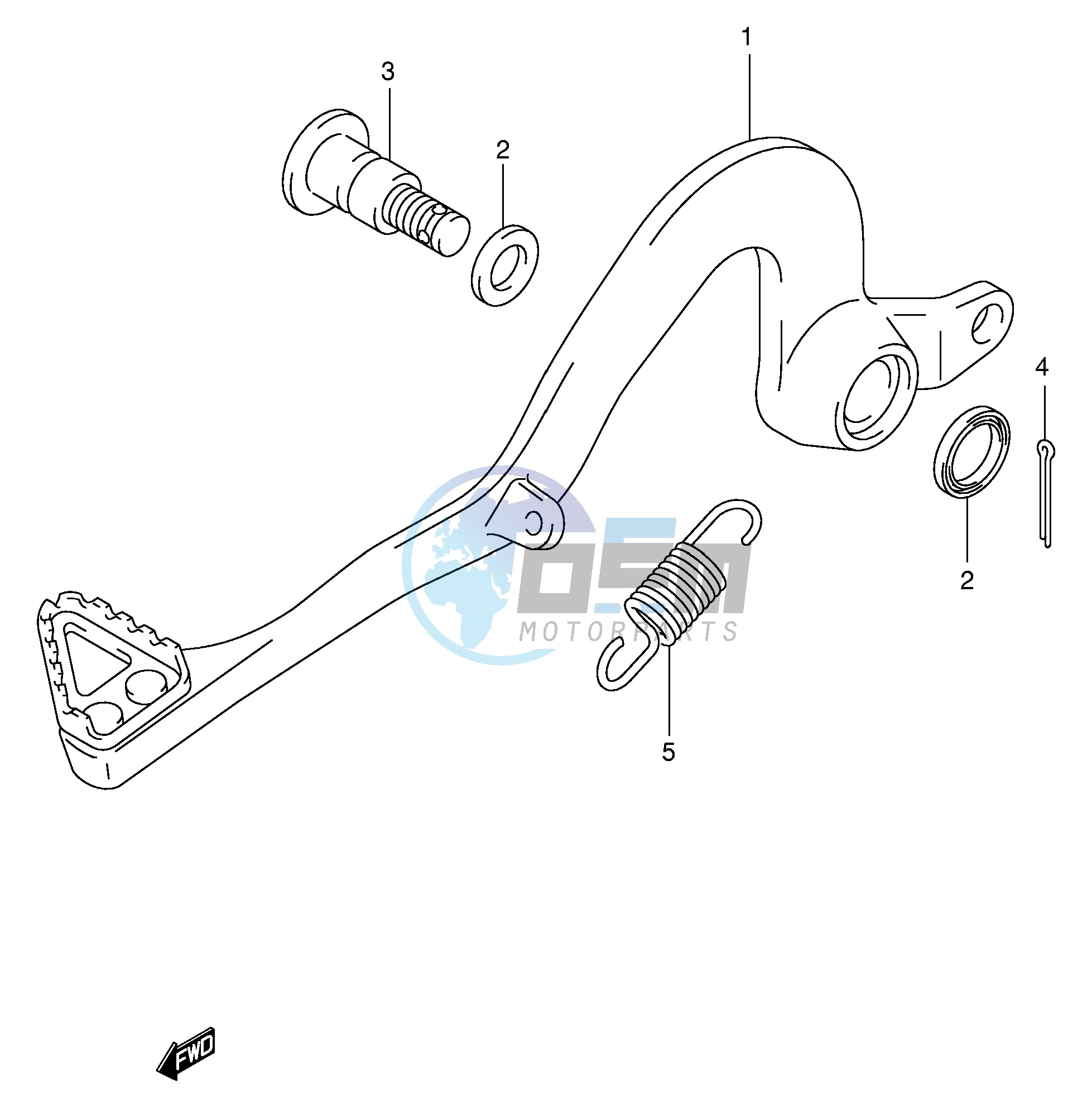 REAR BRAKE (MODEL K1 K2)