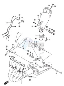 GSX-S1000 A drawing MUFFLER (GSX-S1000AZL8 E21)