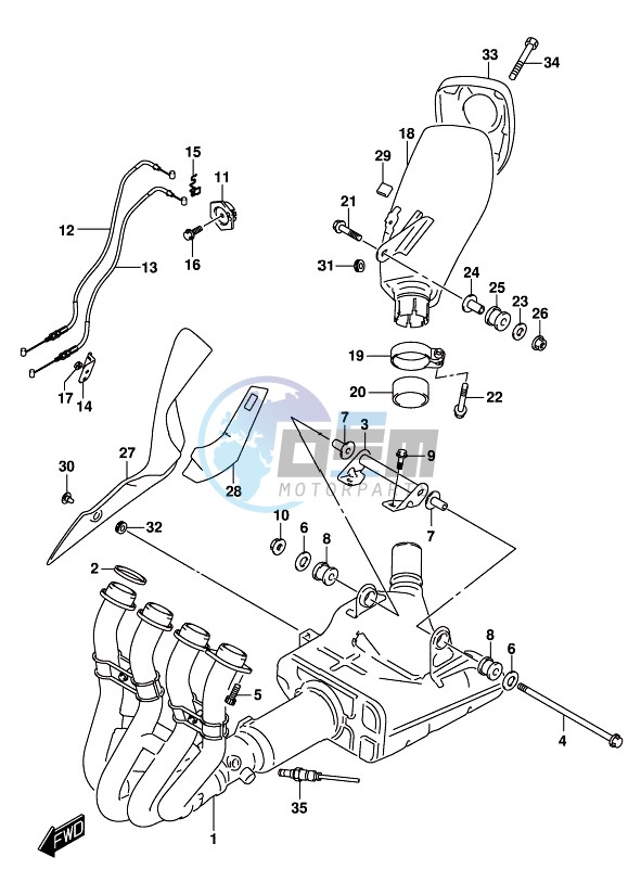 MUFFLER (GSX-S1000AZL8 E21)