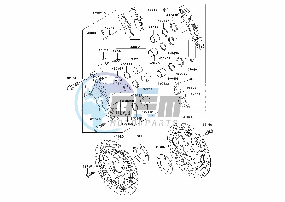 FRONT BRAKE CALIPER