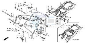 CBR1000RR9 Australia - (U / MK) drawing FRAME BODY