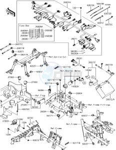 BRUTE FORCE 750 4x4i EPS KVF750GHF EU drawing Chassis Electrical Equipment