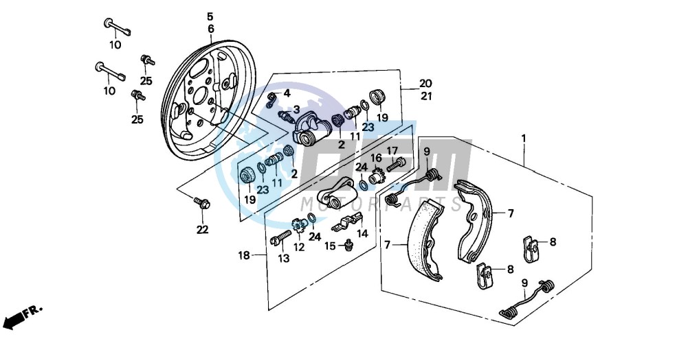 FRONT BRAKE PANEL