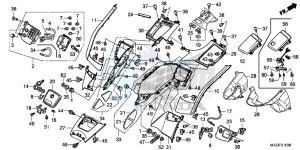 GL1800BG GOLDWING - F6B UK - (E) drawing SHELTER