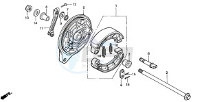 NV750C2 drawing REAR BRAKE PANEL