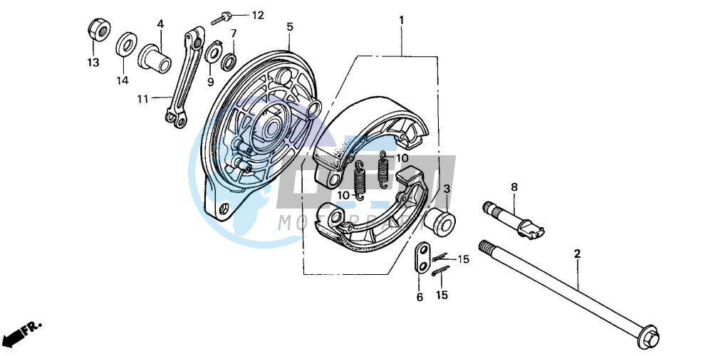 REAR BRAKE PANEL