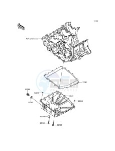 NINJA ZX-6R ZX600RFF FR GB XX (EU ME A(FRICA) drawing Oil Pan