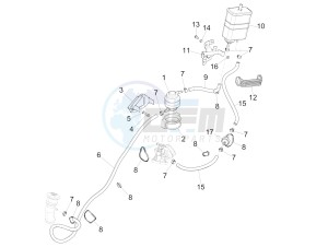 FLY 150 4T 3V IE (NAFTA) drawing Anti-percolation system