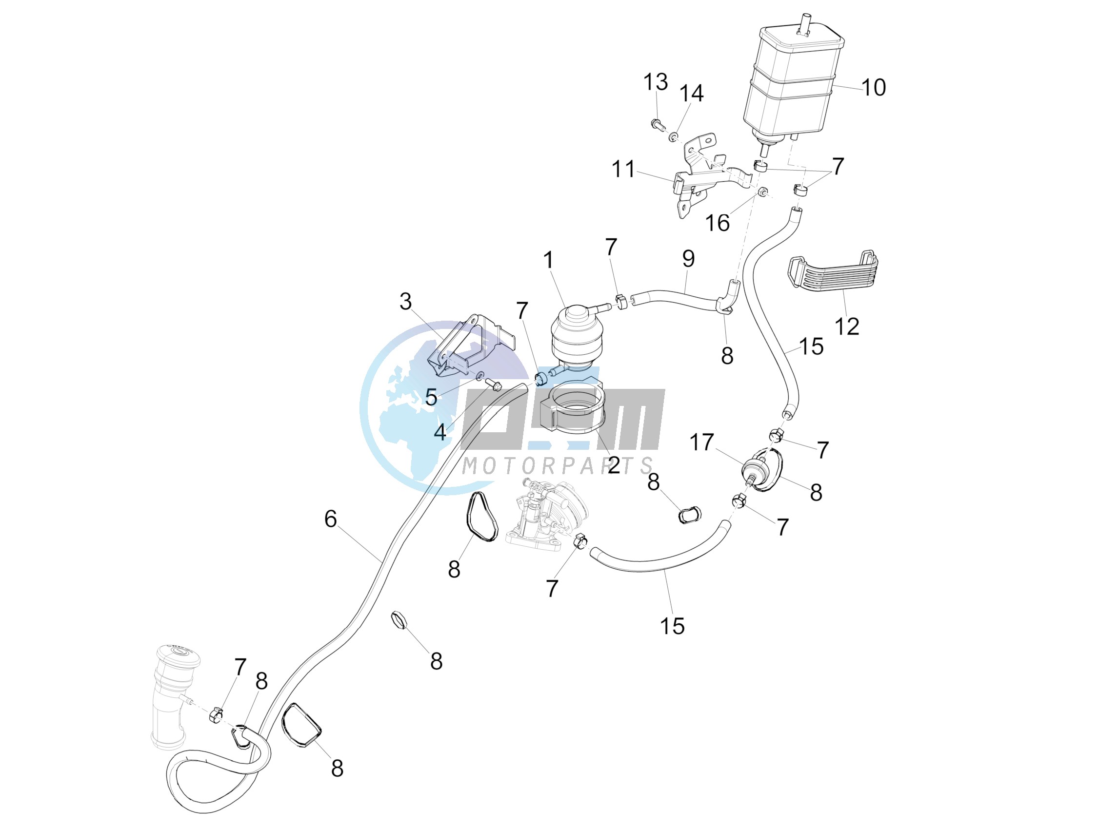 Anti-percolation system