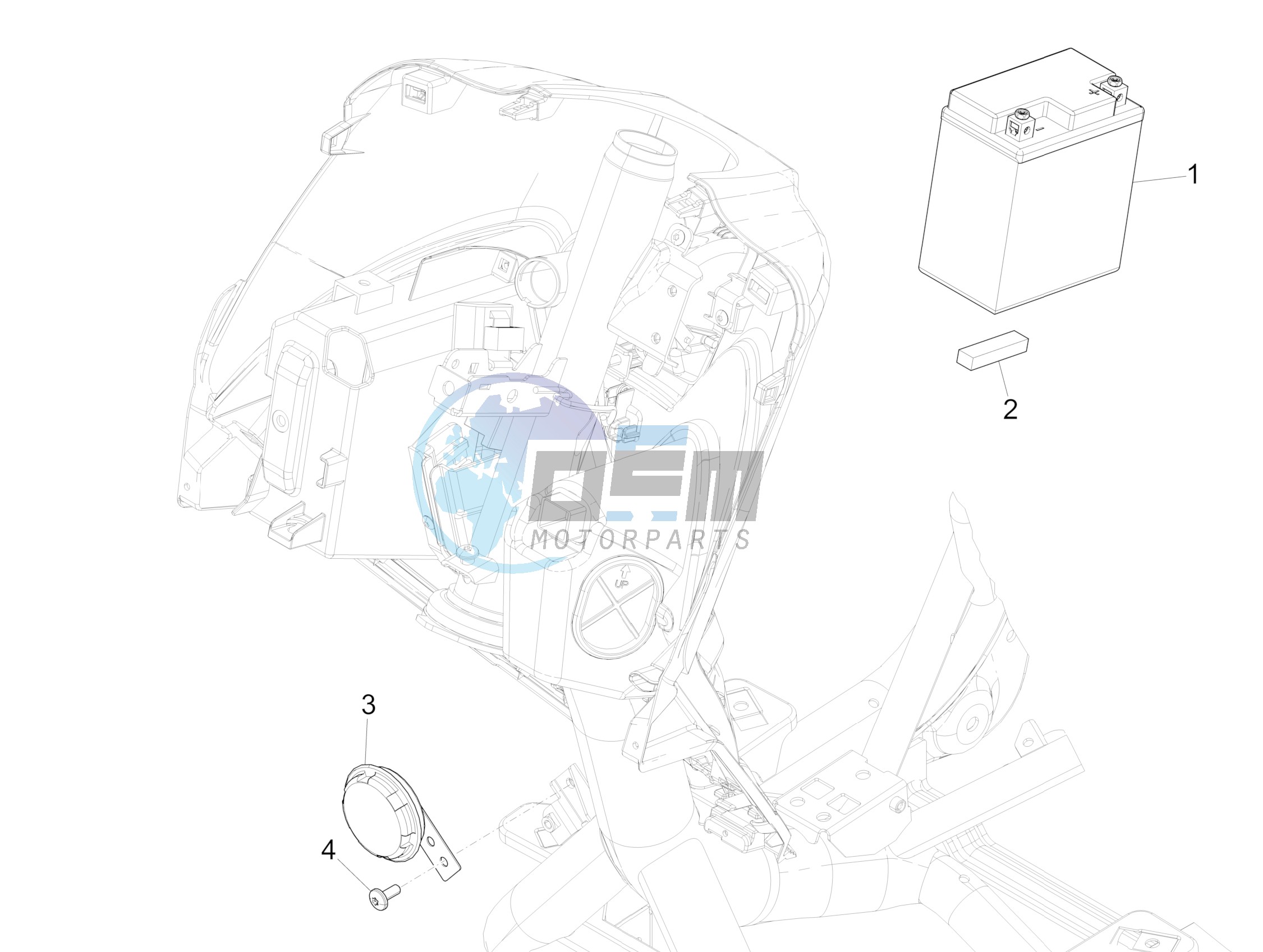 Remote control switches - Battery - Horn