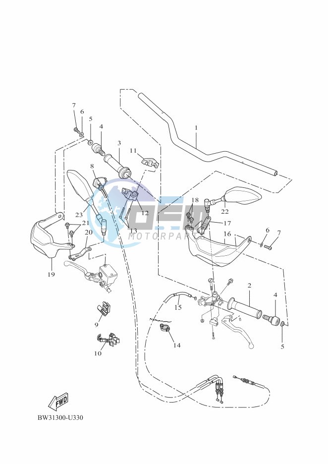 STEERING HANDLE & CABLE