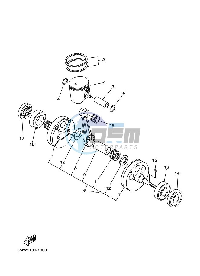 CRANKSHAFT & PISTON