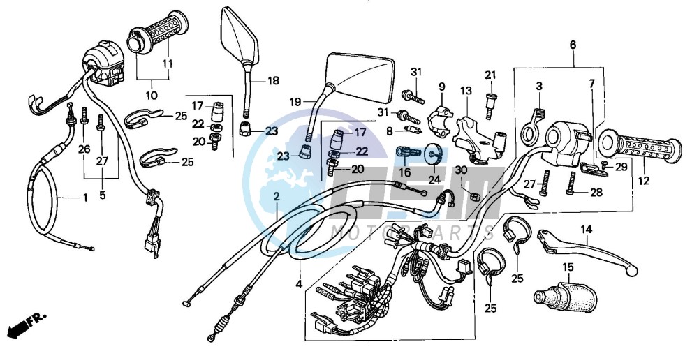 HANDLE LEVER/SWITCH/CABLE