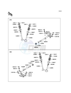 KFX700 KSV700A6F EU drawing Valve(s)