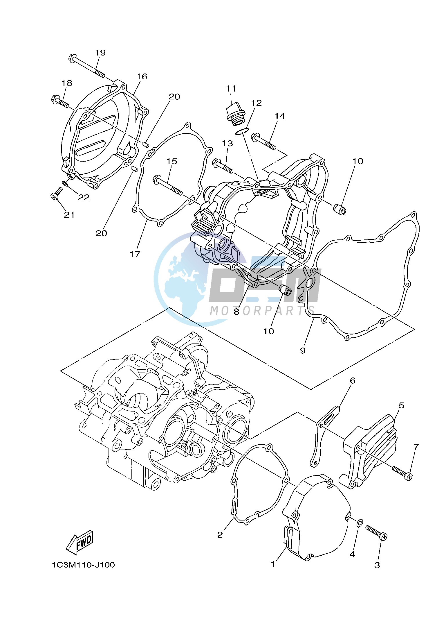 CRANKCASE COVER 1