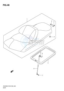 AN400 (E3-E28) Burgman drawing SEAT