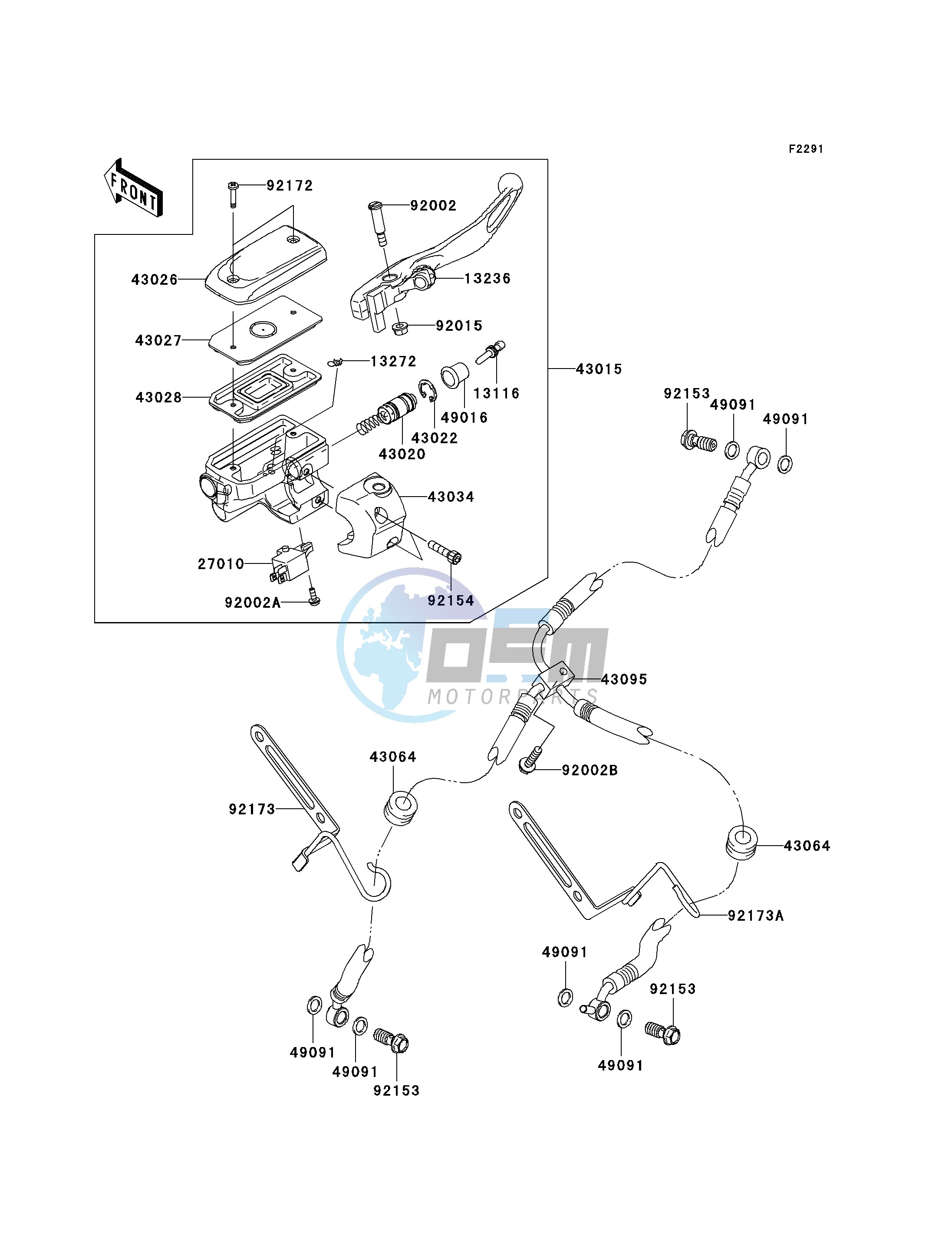 FRONT MASTER CYLINDER