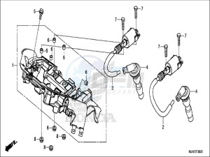 CBR500RAH CBR500R ED drawing IGNITION COIL