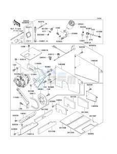 KAF 620 E [MULE 3010 4X4] (E1-E5) [MULE 3010 4X4] drawing OPTIONAL PARTS