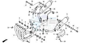 CBF1000 drawing EXHAUST MUFFLER