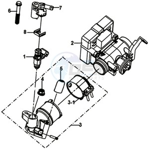 JET 14 125/XB1 (XC12WW-EU) (E4) (L7-M0) drawing ECU SET