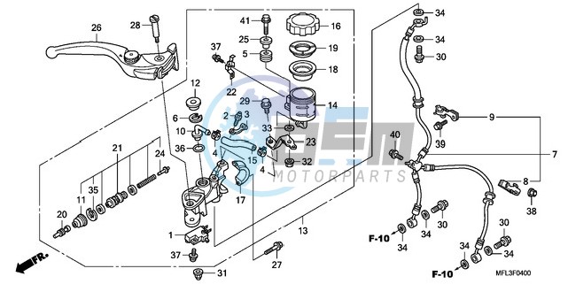 FR. BRAKE MASTER CYLINDER (CBR1000RR)