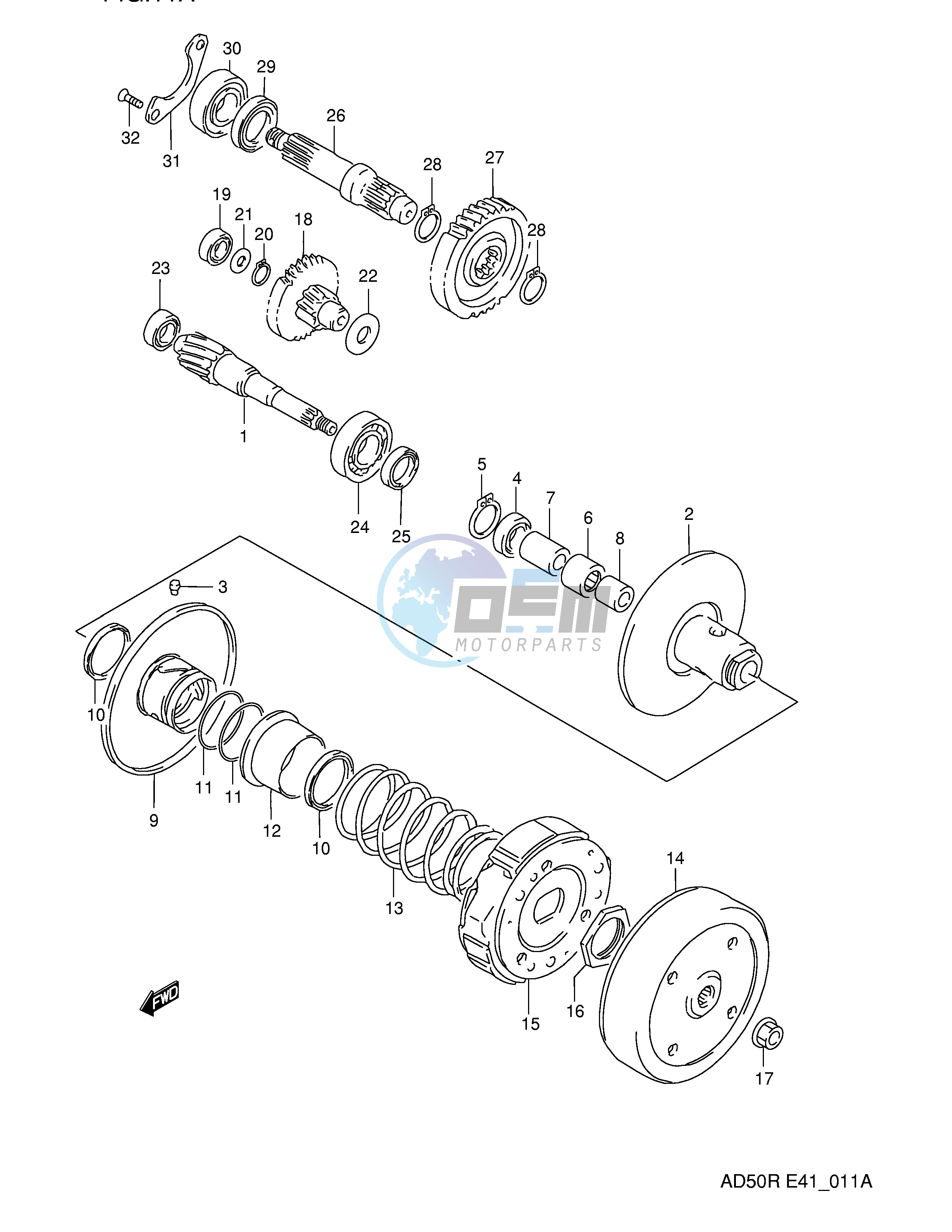 TRANSMISSION (2) (E6,E41:E.NO.240955~,P9,E94)