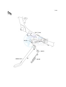 VN 1600 B [VULCAN 1600 MEAN STREAK] (B6F-B8FA) B7F drawing STAND-- S- -