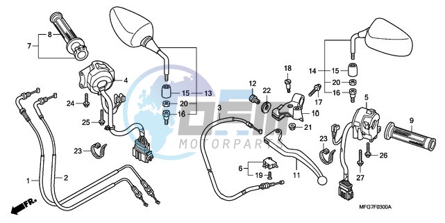 HANDLE LEVER/SWITCH/ CABLE