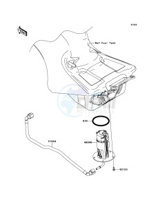 ZZR1400_ABS ZX1400FEF FR GB XX (EU ME A(FRICA) drawing Fuel Pump