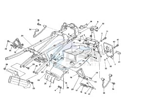 MITO EU2/EU3 125 drawing REAR FRAME