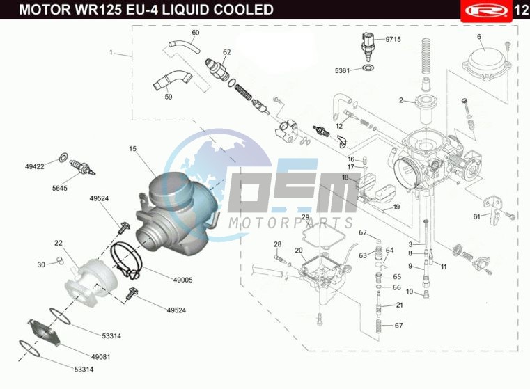 CARBURETTOR - HT-COIL  EURO4