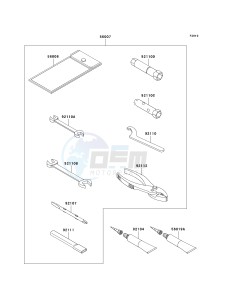 KLX 250 H [KLX250S] (H6F-H7F) H6F drawing OWNERS TOOLS