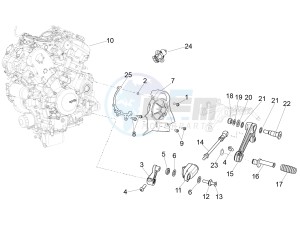 RSV4 1000 Racing Factory L.E. (EMEA) (EU, GB) drawing Engine-Completing part-Lever