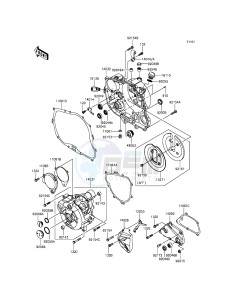 NINJA_250SL BX250AFF XX (EU ME A(FRICA) drawing Engine Cover(s)