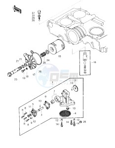 KZ 750 G [LTD II] (G1) [LTD II] drawing OIL PUMP_OIL FILTER