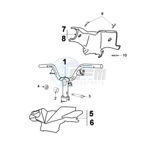 LUDIX 12 RL2A drawing HANDLEBAR