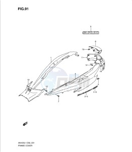 AN400Z drawing FRAME COVER (AN400ZAL1 E51)