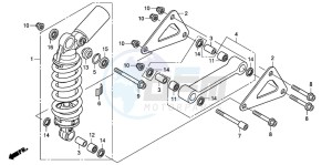 CBR1000RR drawing REAR CUSHION