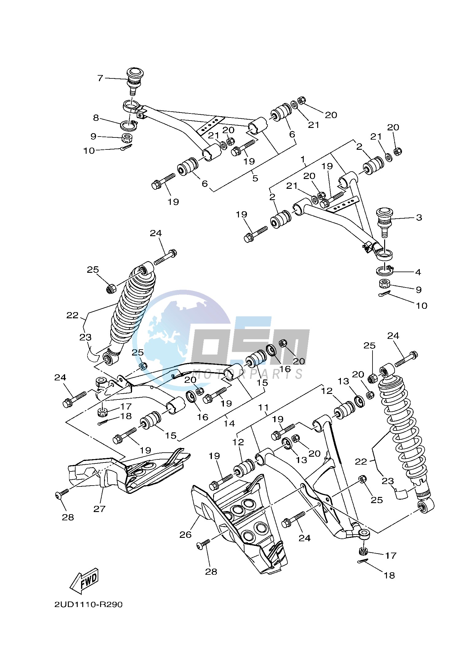 FRONT SUSPENSION & WHEEL