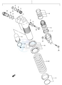 RM125 (E3-E28) drawing REAR SHOCK ABSORBER (MODEL K3)