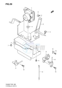 DL650 ABS V-STROM EU-UK drawing HYDRAULIC UNIT (ABS)