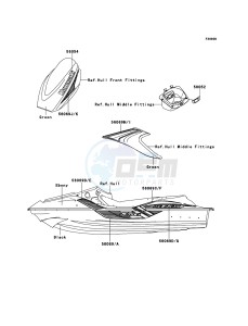 JET_SKI_STX-15F JT1500AFF EU drawing Decals(Ebony)