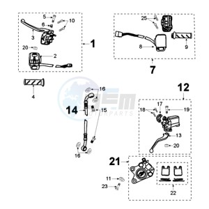 VIVA D drawing BRAKE SYSTEM