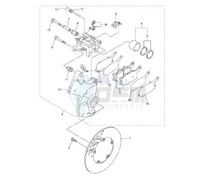 FZ1-NA 1000 drawing REAR BRAKE CALIPER