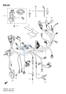 SFV650 (E21) Gladius drawing WIRING HARNESS (SFV650L1 E24)